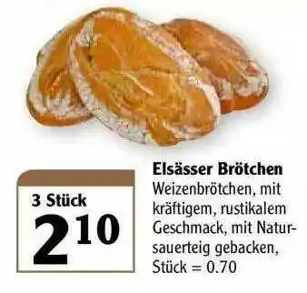 Globus Elsässer Brötchen Angebot