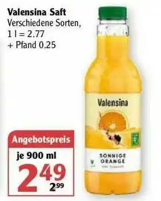 Globus Valensina Saft Angebot