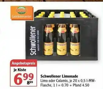 Globus Schwollener Limonade Angebot