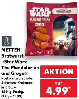Kaufland METTEN Bratwurst Star Wars: The Mandalorian and Grogu Angebot
