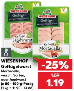 Kaufland WIESENHOF Geflügelwurst Angebot