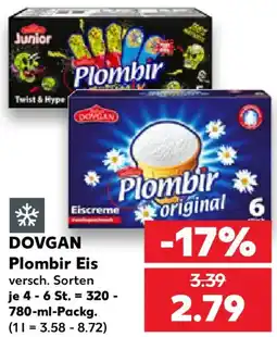 Kaufland DOVGAN Plombir Eis Angebot
