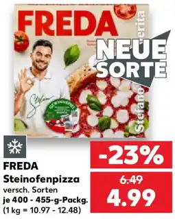 Kaufland FREDA Steinofenpizza Angebot