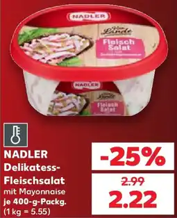 Kaufland NADLER Delikatess Fleischsalat Angebot