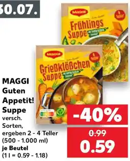 Kaufland MAGGI Guten Appetit! Suppe Angebot