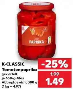 Kaufland K-CLASSIC Tomatenpaprika Angebot