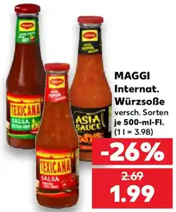 Kaufland MAGGI Internat. Würzsoße Angebot