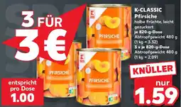 Kaufland K-CLASSIC Pfirsiche Angebot