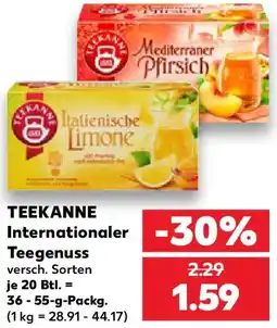 Kaufland TEEKANNE Internationaler Teegenuss Angebot