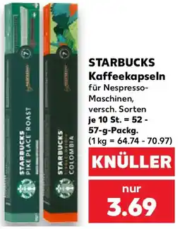 Kaufland STARBUCKS Kaffeekapseln Angebot