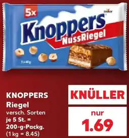 Kaufland KNOPPERS Riegel Angebot