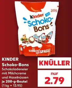 Kaufland KINDER Schoko-Bons Angebot