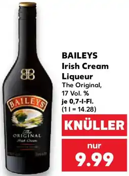 Kaufland BAILEYS Irish Cream Liqueur Angebot