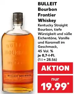 Kaufland BULLEIT Bourbon Frontier Whiskey Angebot