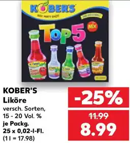 Kaufland KOBER'S Liköre Angebot