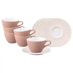 Netto Marken-Discount Seltmann Weiden Milchkaffeetassen mit Untertassen Life Fashion 370 ml 6er Set Angebot
