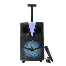 Netto Marken-Discount Denver TSP-307 Bluetooth Trolley Lautsprecher– 120W max., LED-Lichter Angebot