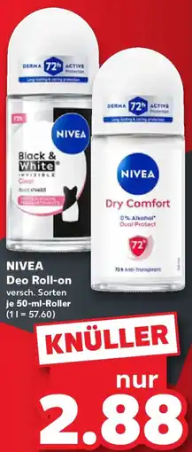 Kaufland NIVEA Deo Roll-on Angebot