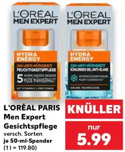 Kaufland L'ORÉAL PARIS Men Expert Gesichtspflege Angebot