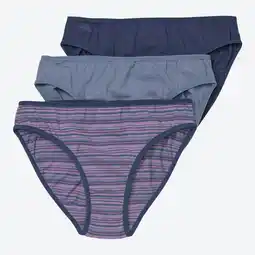 NKD Damen-Minislip mit hohem Baumwollanteil, 3er-Pack Angebot