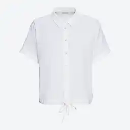 NKD Damen-Kurzarmbluse aus Viskose-Leinen-Mix Angebot