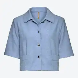 NKD Damen-Bouclé-Jacke mit Knopfleiste Angebot