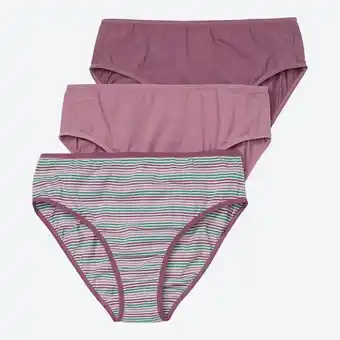 NKD Damen-Rioslip mit hohem Baumwollanteil, 3er-Pack Angebot