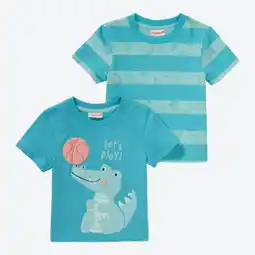 NKD Baby-Jungen-T-Shirt mit hohem Baumwollanteil, 2er-Pack Angebot