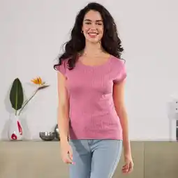 NKD Damen-T-Shirt in Ajour-Desing Angebot