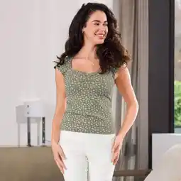 NKD Damen-T-Shirt mit Spitzenkante Angebot