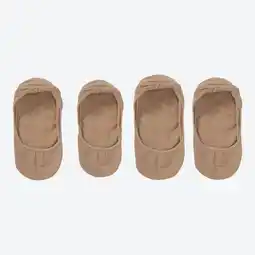 NKD Damen-Ballerina-Füßlinge, 4er-Pack Angebot