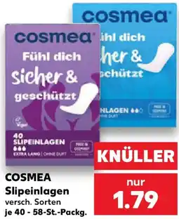 Kaufland COSMEA Slipeinlagen Angebot