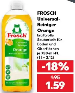 Kaufland FROSCH Universal Reiniger Orange Angebot
