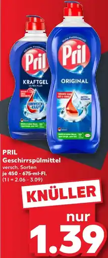 Kaufland PRIL Geschirrspülmittel Angebot