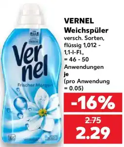 Kaufland VERNEL Weichspüler Angebot