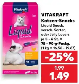 Kaufland VITAKRAFT Katzen-Snacks Angebot