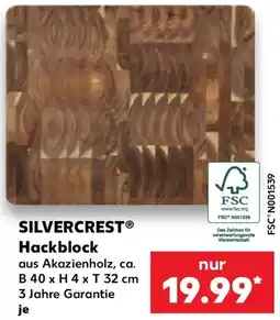 Kaufland SILVERCREST Hackblock Angebot
