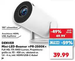 Kaufland DENVER Mini-LED-Beamer PR-2500K Angebot