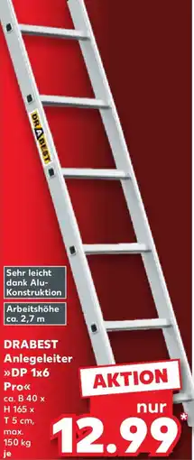 Kaufland DRABEST Anlegeleiter DP 1x6 Pro Angebot