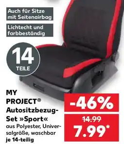 Kaufland MY PROJECT Autositzbezug Set Sport Angebot