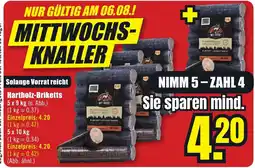 B1 Discount Baumarkt Hartholz-Briketts MY DEER Angebot