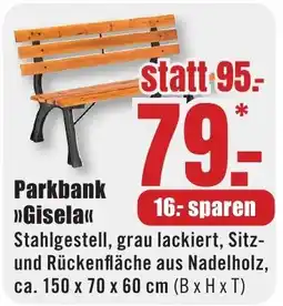 B1 Discount Baumarkt Parkbank »Gisela« Angebot