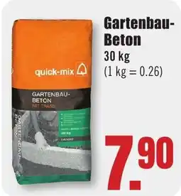 B1 Discount Baumarkt quick-mix Gartenbau-Beton mit Trass Angebot