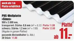 B1 Discount Baumarkt PVC-Wellplatte »Sinus« Angebot