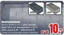 B1 Discount Baumarkt Rechteckpflaster Angebot