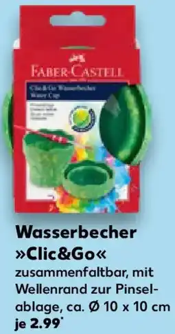Kaufland Faber-Castell Wasserbecher Clic&Go Angebot