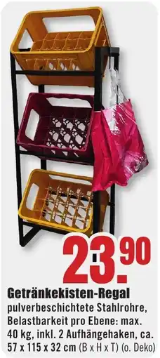 B1 Discount Baumarkt Getränkekisten-Regal Angebot
