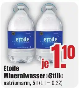 B1 Discount Baumarkt Etoile Mineralwasser »Still« Angebot