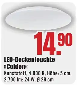 B1 Discount Baumarkt LED-Deckenleuchte »Colden« Angebot