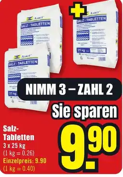 B1 Discount Baumarkt ASBIT Salz-Tabletten Angebot